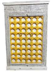 Indian Hand Carved Solid Wooden Cabinet D54